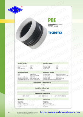 PDE 708610 TECNOLAN Rubber Oil Seal