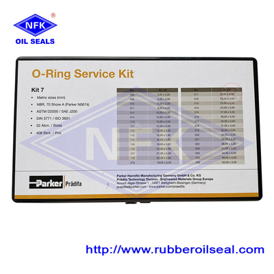 O-Ring Box Kit 4 Kit 5 Kit 6 Kit 7 American Parker (Original) Spot Wholesale Set Small Nitrile Rubber O Ring Box