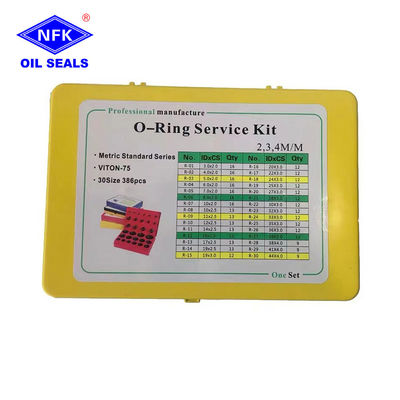Excavator Rubber O-Ring Kit Set Repair Oring Box From China