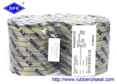 DINGZING Rubberen Stofdichtingsring ME-1N 100×114×8 TPU/8L95+SPCC Beige 95A Zware Stofdichtingsring