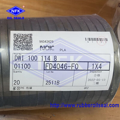 Japan Hydraulic Oil Seal DWI 100x114x8 PU+Metal Material Dust Wiper Seal For Hydraulic System