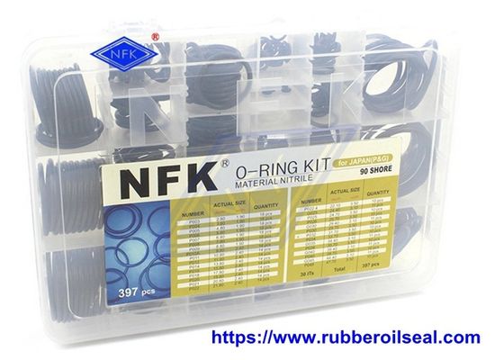 397 stuks NBR90 O Ring Kit met hoge drukweerstand voor graafmachines en bouwmachines