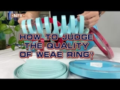 Materiaal PTFE Hydraulische slijtage ringen hoge elasticiteit slijtvast voor mechanische